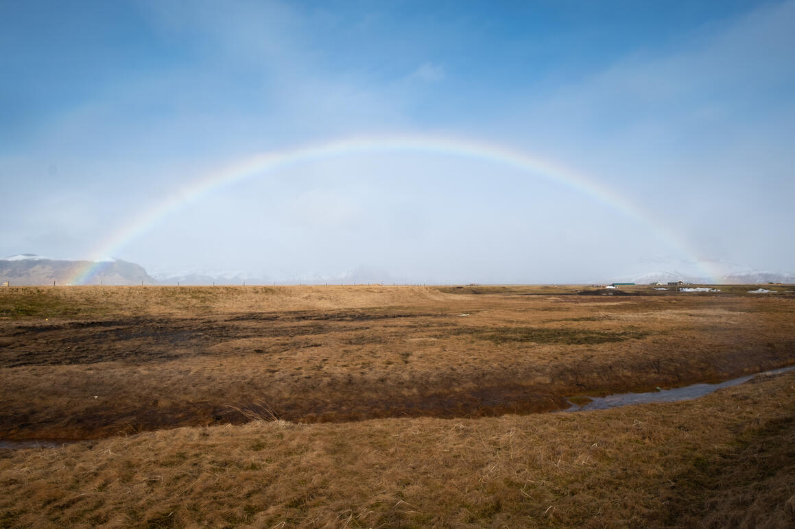 Rainbow near Vik (Iceland)